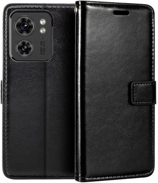 SZKŁO+ KABURA ETUI SKÓRZANE do MOTOROLA EDGE 40