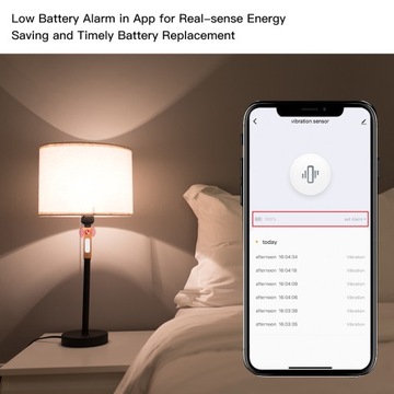 ZIGBEE TUYA Датчик вибрации 2 шт.