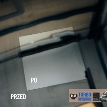 Легкая абразивная восковая паста K2 TURBO Полировальная паста для краски 120г