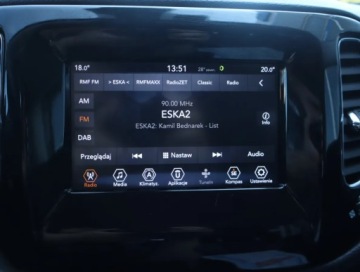Jeep Compass II SUV 1.4 MultiAir 140KM 2018 Jeep Compass 1.4 MultiAir, Salon Polska, Skóra, zdjęcie 10