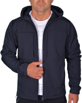 PRZEJŚCIOWA KURTKA MĘSKA SOFTSHELL OCIEPLANA