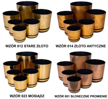 Вазон для цветов 26 большой, лососевый, блестящий, современный РОЗОВЫЙ