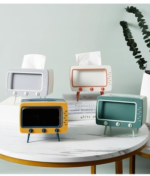 Ретро радиомодель, коробка для салфеток, настольный держатель для бумаги, винтажный диспенсер для хранения