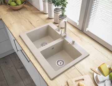 БЕЖЕВЫЙ ДОЗАТОР ЖИДКОСТИ ДЛЯ ГРАНИТНОЙ МОЙКИ