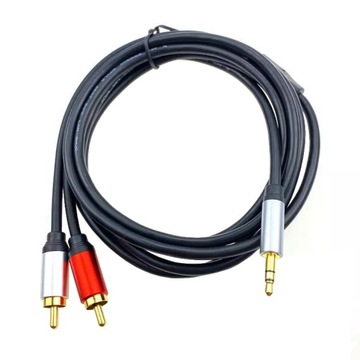 AUX КАБЕЛЬ МИНИ-ДЖЕК 3,5 мм 2x RCA CINCH СТЕРЕО 3 м