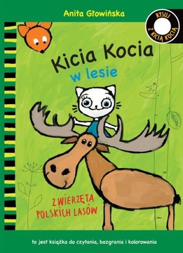 KICIA KOCIA W LESIE KOLOROWANKA