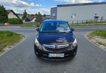 Opel Zafira C Tourer 1.4 Turbo ECOTEC 140KM 2012 Opel Zafira 1.4 140KM 6-Biegow 5-Osob 1-Wlasciciel Zarejestrowany w PL, zdjęcie 1