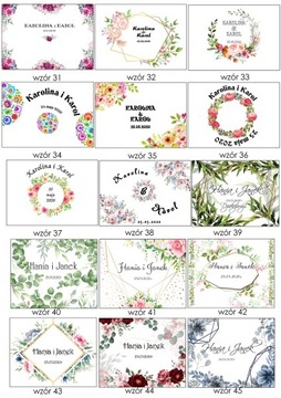 Szkatułka skrzynka skrzynia na obrączki pod NADRUK