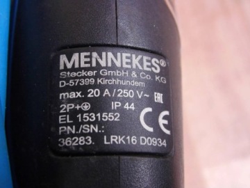 Зарядный кабель Mitsubishi Outlander III PHEV MENNEKES 36283 ТИП 1