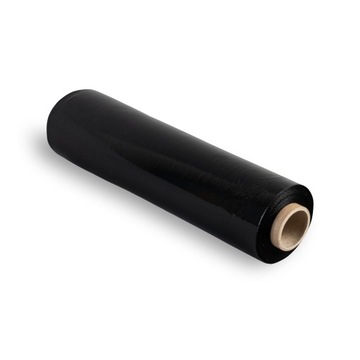 Folia stretch strecz czarny 1,5 kg x 50 cm