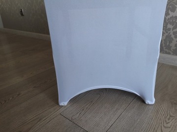 эластичные чехлы на стулья, белые, УНИВЕРСАЛЬНЫЕ