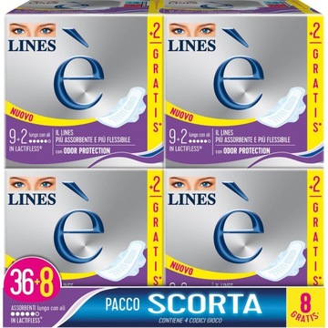 Podpaski Lines Ali Assobenti in Lactifless 44 szt