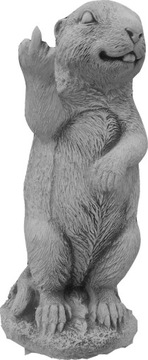 Figura z betonu ŚWISTAK Z PALCEM (Z68) ALA-SHOP
