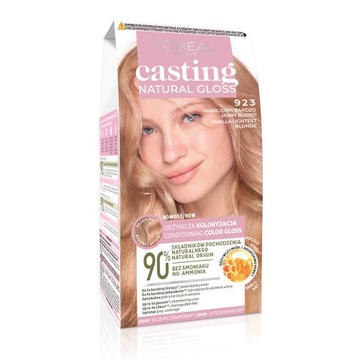 Farba do włosów L'Oreal Casting Natural Gloss 923 WANILIOWY B. JASNY BLOND