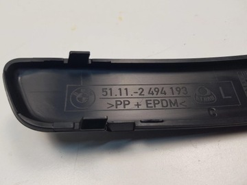 BMW 5 E-39 M-PAKET LIŠTA NÁRAZNÍKU LEVÝ 51112494193