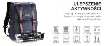 ПРОФОТОРЮКЗАК ДЛЯ КАМЕРЫ + НОУТБУКА