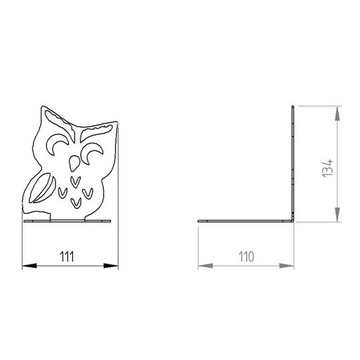 Подставка для книг СОВА МУДРА ГОЛОВА СОВА