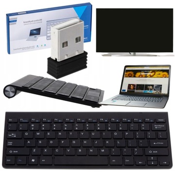 Маленькая портативная беспроводная клавиатура BLUETOOTH для компьютерного ТВ
