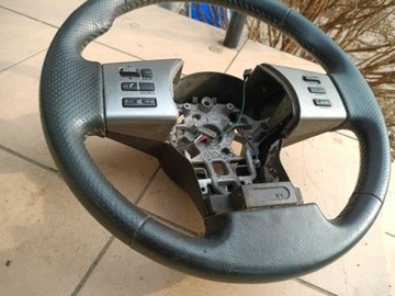 NISSAN NAVARA D40 PATHFINDER R51 VOLANT KOLO ŘÍDÍCÍ KŮŽE ORIG.