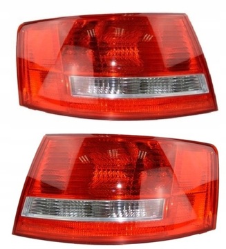 AUDI A6 C6 SEDAN KOMPLET LAMPY TYLNE TYŁ NOWE