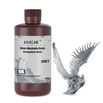 Żywica 3D JAMGHE Water Washable Gray 1kg Wodozmywalna Szara