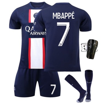 Komplet Strój Piłkarski koszulka PSG Mbappé No.7