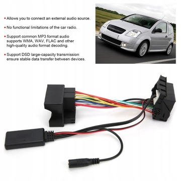 12-контактный аудиокабель Bluetooth AUX-IN