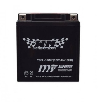 Akumulator kwasowy YB5L-B WM MOTOR 12V SMF AB0011B