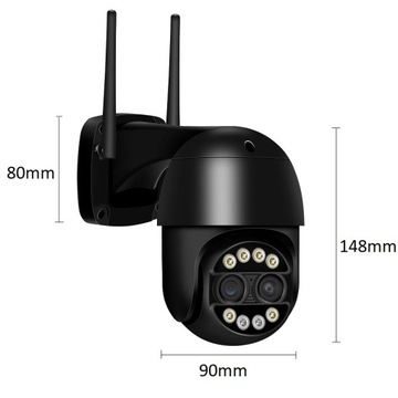 ДВОЙНАЯ НАРУЖНАЯ КАМЕРА WIFI 8MPX С ПЕРЕКЛЮЧЕНИЕМ WIFI