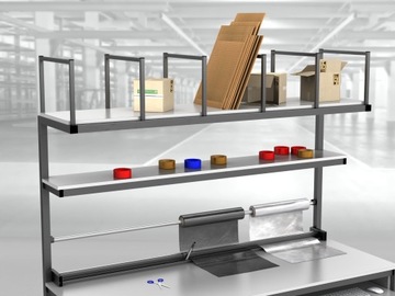 Упаковочный верстак 200х90х220см