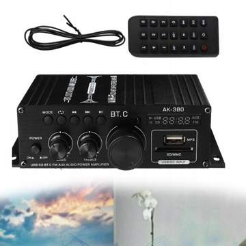 ПОРТАТИВНЫЙ FM-РАДИОУСИЛИТЕЛЬ BT5.0 ВХОД SD/USB