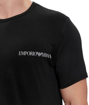 Emporio Armani t-shirt koszulka męska czarna 2-pack 111267-4R717-07320 L