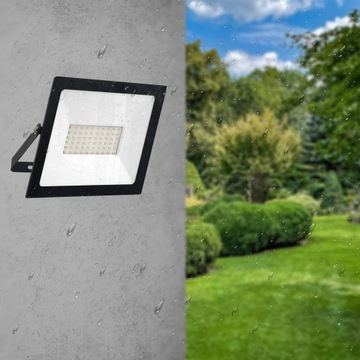 ГАЛОГЕННЫЙ Прожектор СВЕТОДИОДНАЯ ЛАМПА 50Вт IP65 Отражатель 4500К