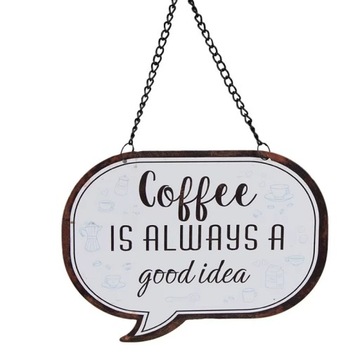Metalowa Tabliczka Retro Coffee Clayre & Eef