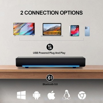 Компьютерный динамик, компьютерная звуковая панель Bluetooth, звук HiFi