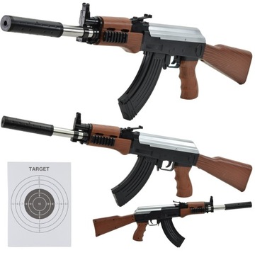 KARABIN NA KULKI 6MM AK47 PISTOLET REPLIKA 73 CM karabin ak47 asg