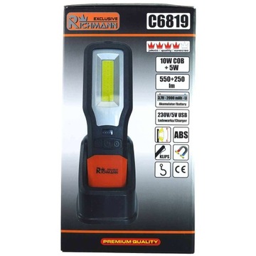 АККУМУЛЯТОРНАЯ ЛАМПА. С ДОК-СТАНЦИЕЙ 10ВТ + 5ВТ, РЕГУЛИРОВКА M