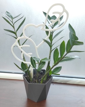 PODPÓRKA KWIATÓW ROŚLIN PERGOLA SERCE LIŚĆ 37 cm