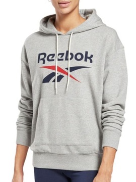 BLUZA szara REEBOK z kapturem GL2553 bawełniana XS