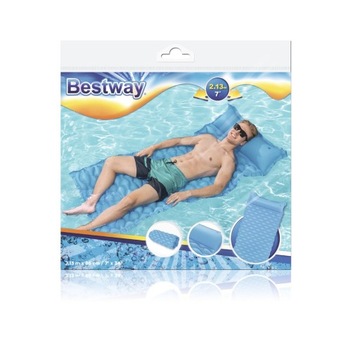 Надувной пляжный матрас Синий 213x86 Bestway