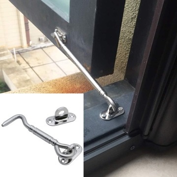 RtottiM 2 ветрозащитных крючка, нержавеющая сталь, 10 шт.