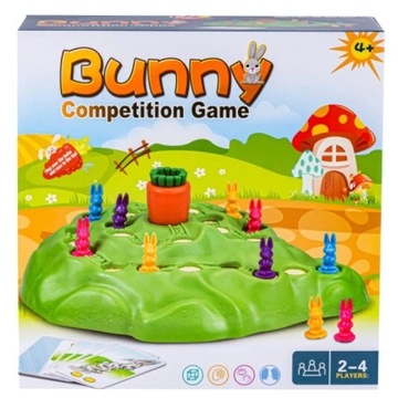 Семейная шахматная игра Happy Rabbit Carrot Competition для детей