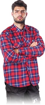 Koszula Robocza Męska Flanelowa OCIEPLANA Krata zimowa r. XXL
