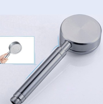 Душевая головка из эко-стали, хромированная