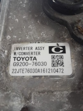 AURIS II LIFT ИНВЕРТОР ИНВЕРТОР ПРЕОБРАЗОВАТЕЛЬ ПРЕОБРАЗОВАТЕЛЬ G9200-46030