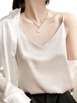 ЭЛЕГАНТНАЯ БЛУЗКА, СВОБОДНАЯ ФУТБОЛКА НА РЕМЕНКАХ, ТОП