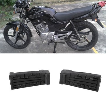 Пара резиновых подножек передних педалей подходит для Yamaha YBR 125.