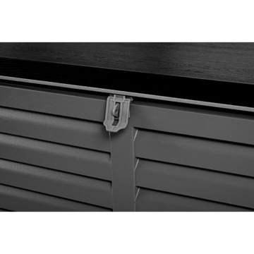 Комод BALCONY GARDEN 143 x 57 x 53,5 см 390 литров черный и серый