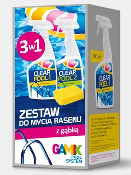 GAMIX ZESTAW CZYSZCZĄCY 3w1 - basen,panel,chemia