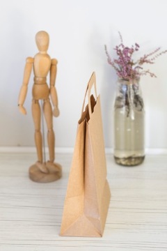 Бумажный пакет серый 180х85х230 250 шт.